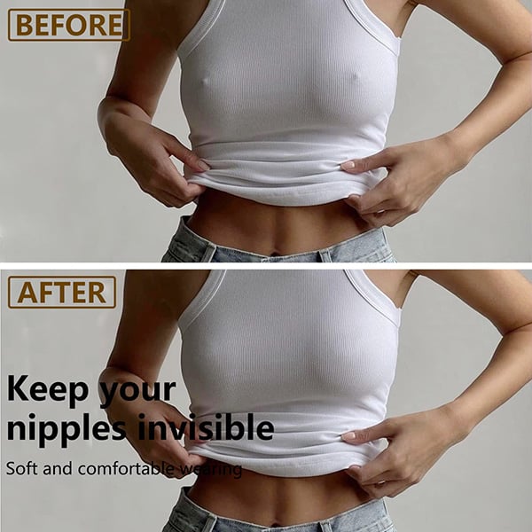 🏆#1 Bestselling🏆 ---- Go Braless! Seamless  Nipple Cover (Latex-free and 100% Medical Silicone)