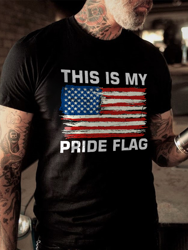 This Is My Pride Flag Print Men's T-shirt