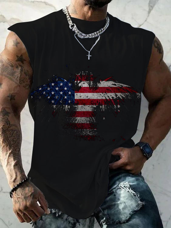 Men's Casual Printed Tank Top