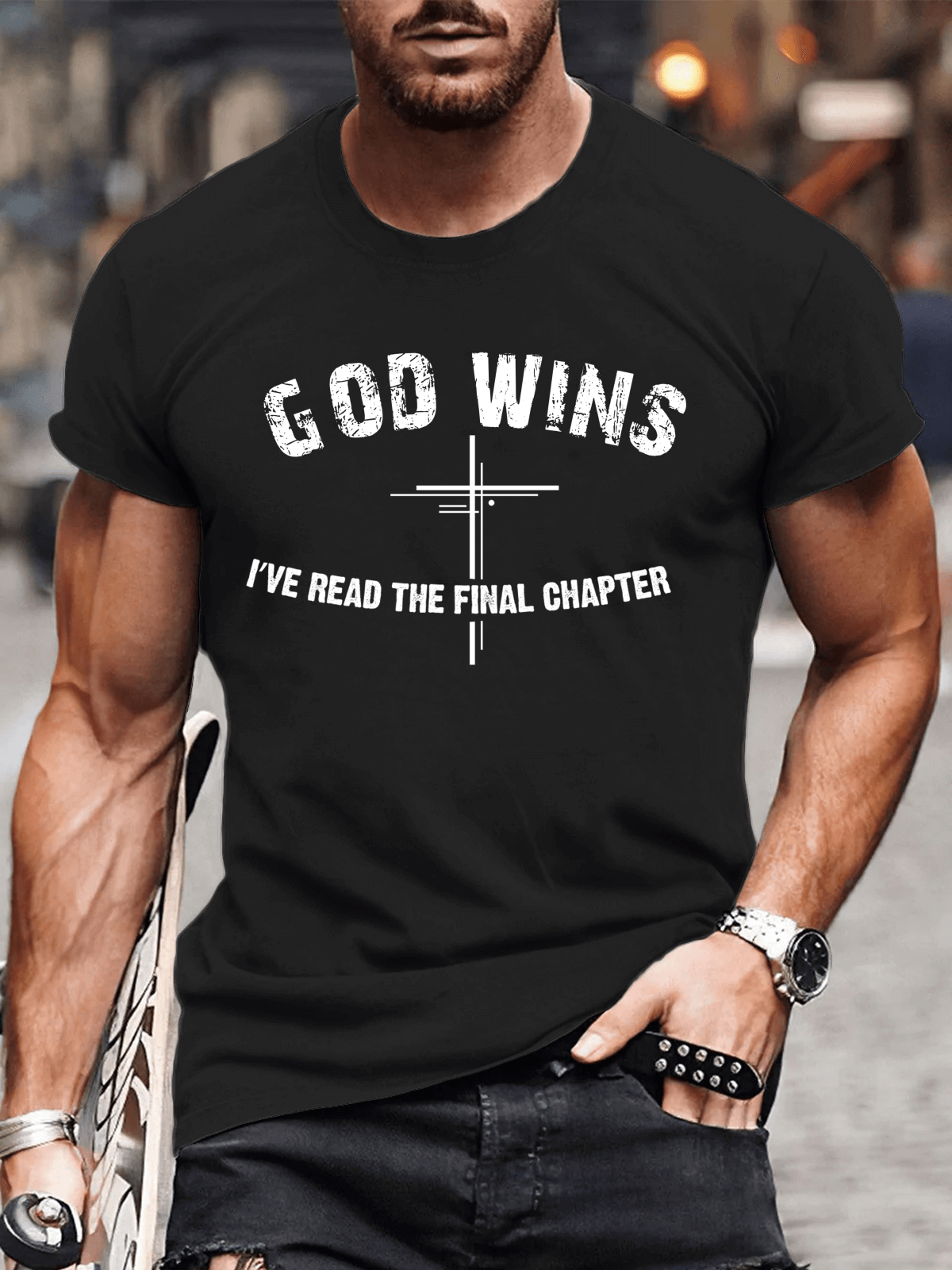I've Read the Final Chapter God Wins Men's T-Shirts