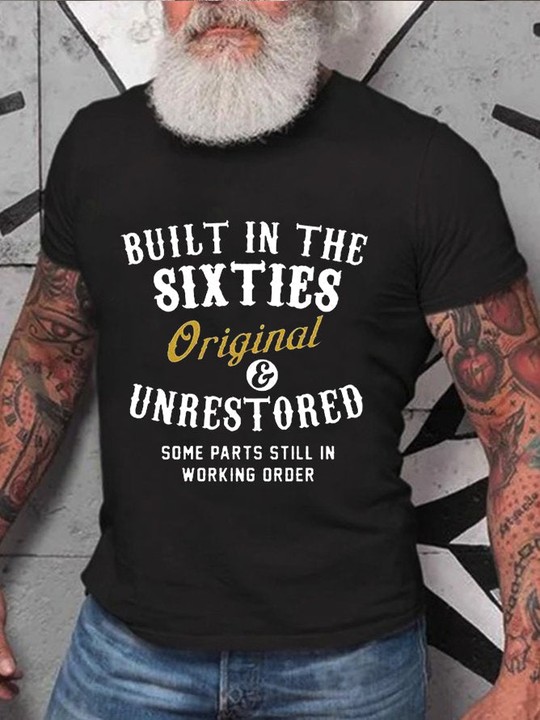 Built In The Sixties Original Printed Men's T-shirt