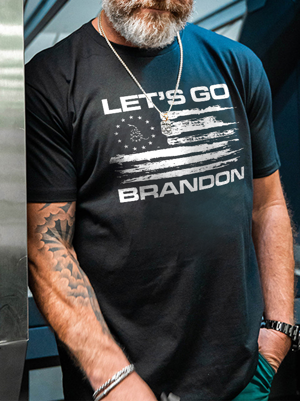Let's Go Brandon Print Men's T-shirt