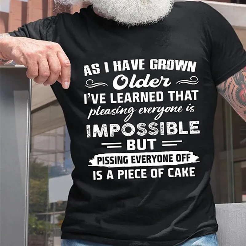 As I Have Grown Older Printed Men's T-shirt
