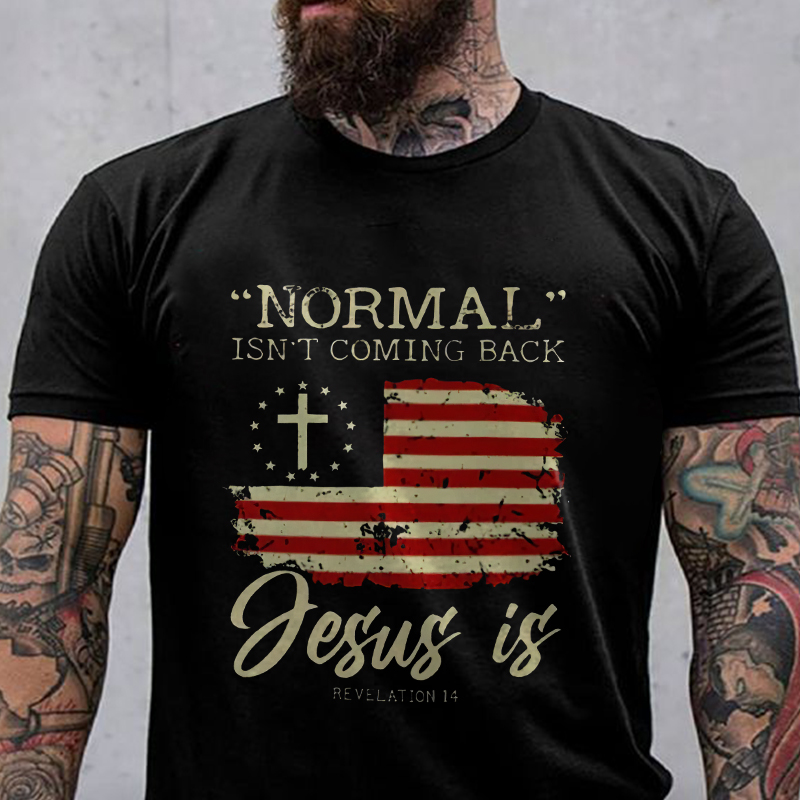 Normal Isn't Coming Back Printed Men's T-shirt