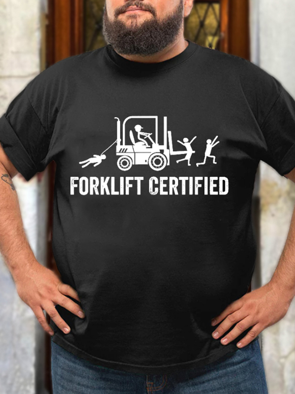 Forklift Certified Printed Men's T-shirt