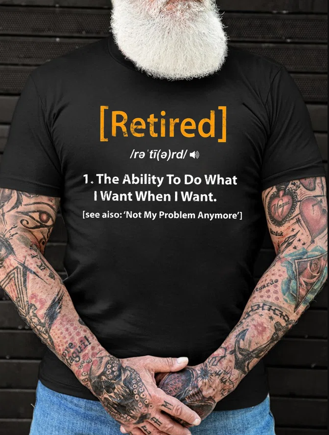 The Ability To Do What I Want When I Want Printed Men's T-shirt