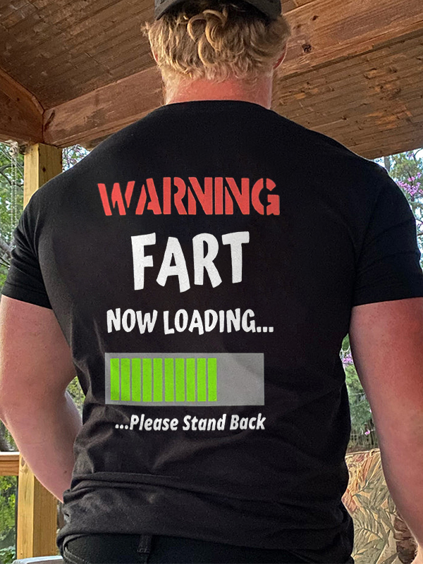 Waring Fart Now Loading Printed Men's T-shirt