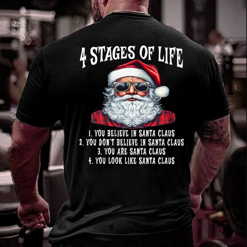 4 Stages Of Life Printed Men's T-shirt