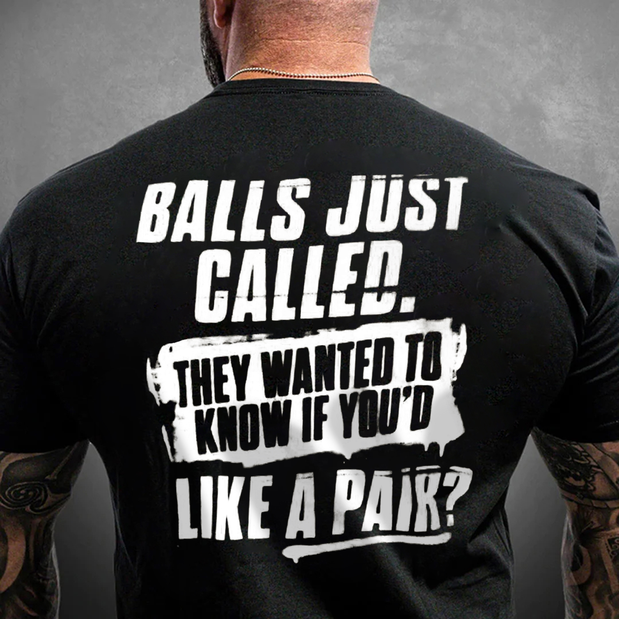 Balls Just Called Print Men's T-shirt