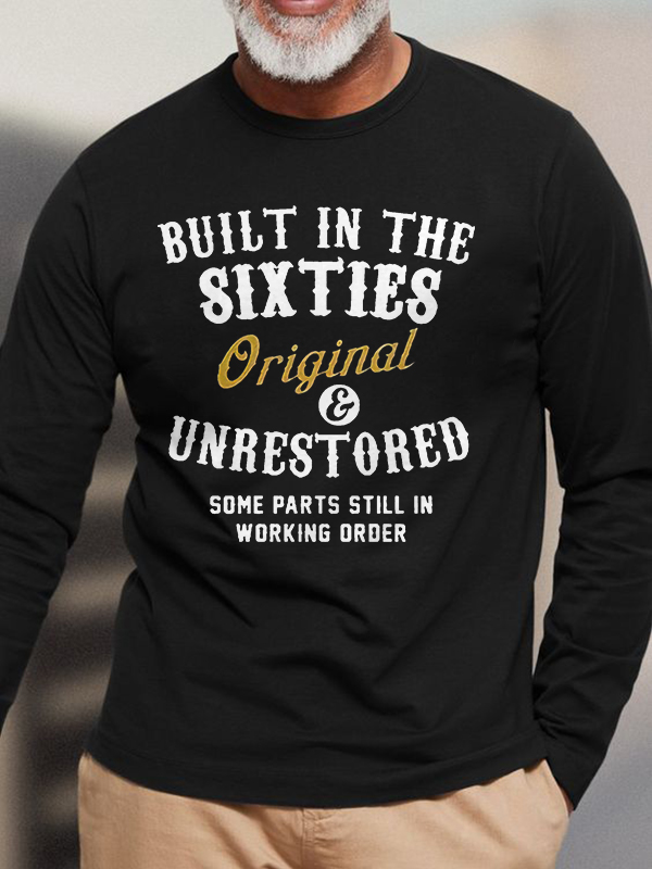 Built In The Sixties Original Printed Men's Sweatshirt