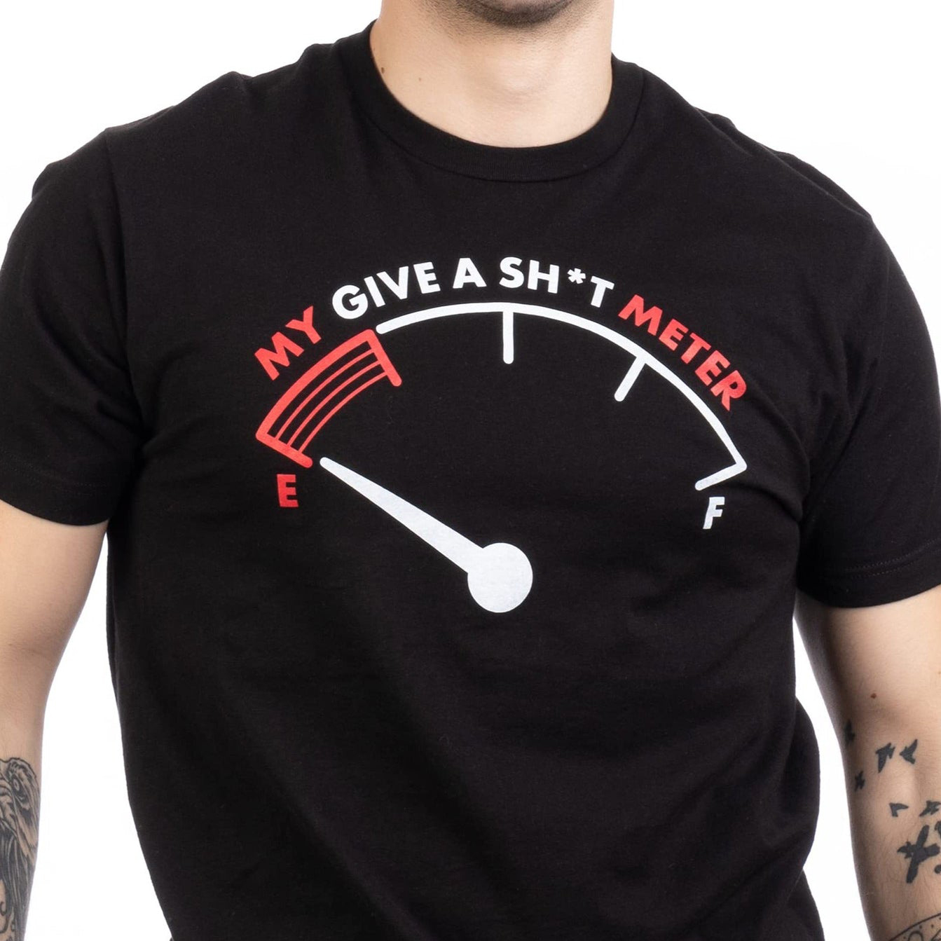 My Give A Sh*t Meter Printed Men's T-shirt