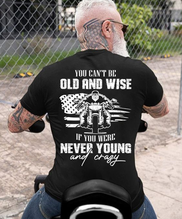 You Can't Be Old And Wise Print Men's T-shirt