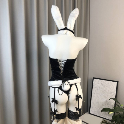 Bunny Lingerie Set with Midnight Charm
