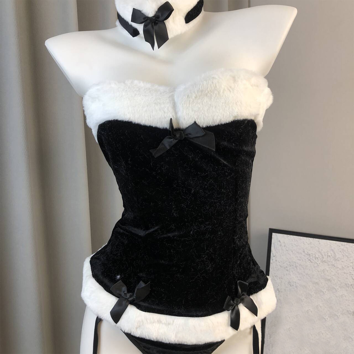 Bunny Lingerie Set with Midnight Charm