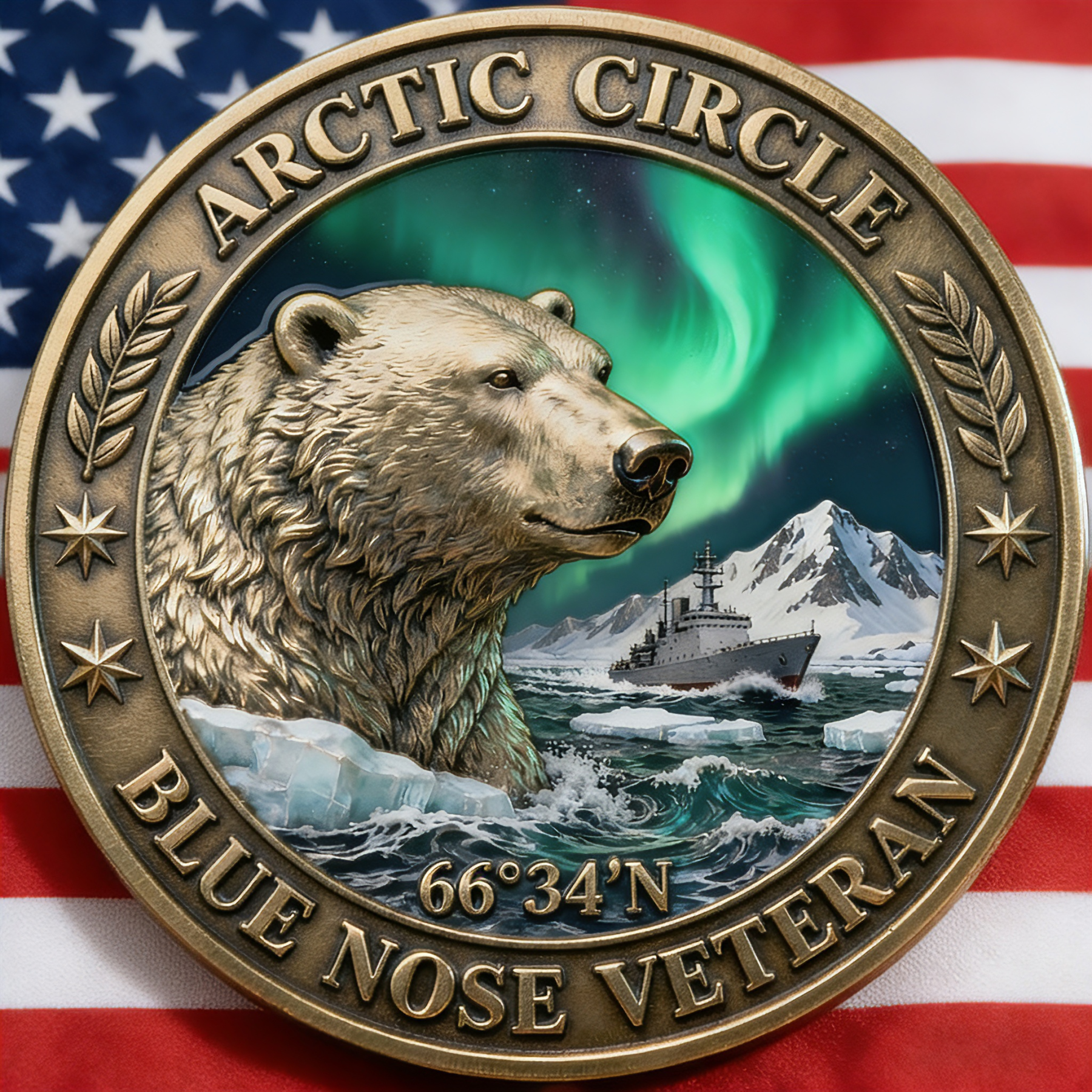 🏆Flash Sale 60% OFF - ❄️ Arctic Circle Blue Nose Veteran Commemorativ