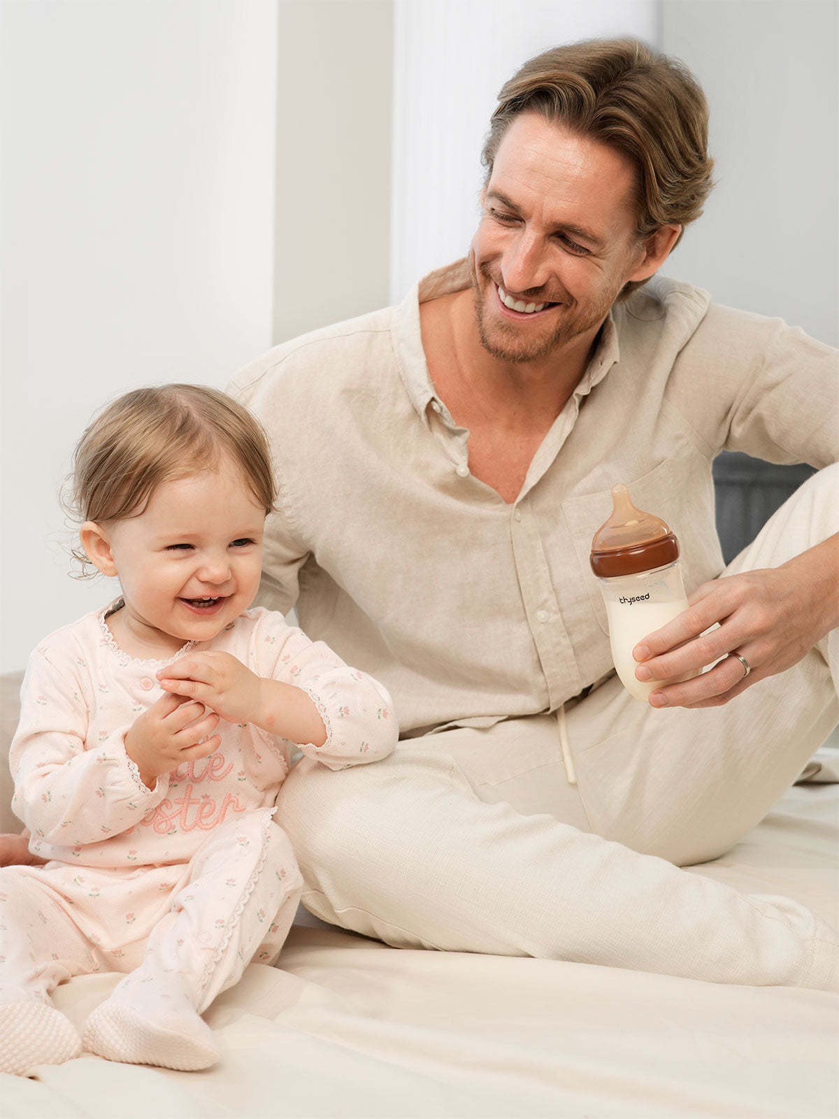 Thyseed Glass Natural Anti-colic Baby Bottle