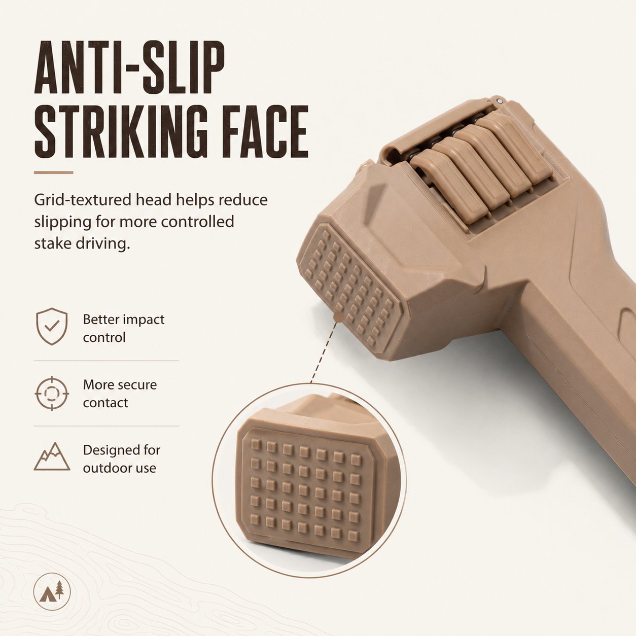 Tactical Multi-Functional Tent Hammer