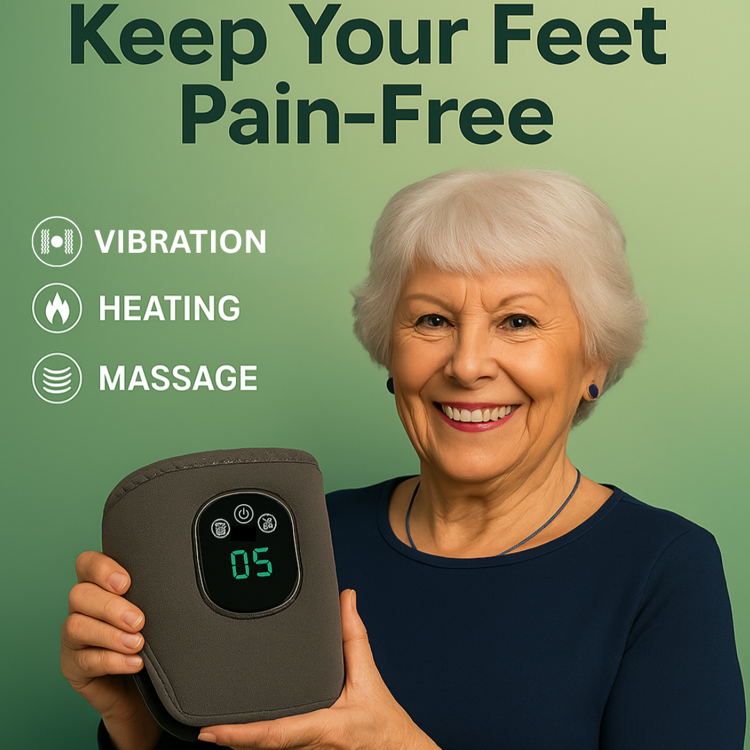 Keep your feet pain-free: vibration, heating, massage