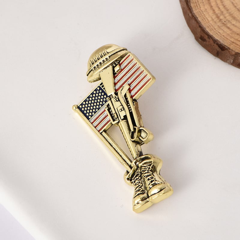 Handmade Soldier Memorial Pin