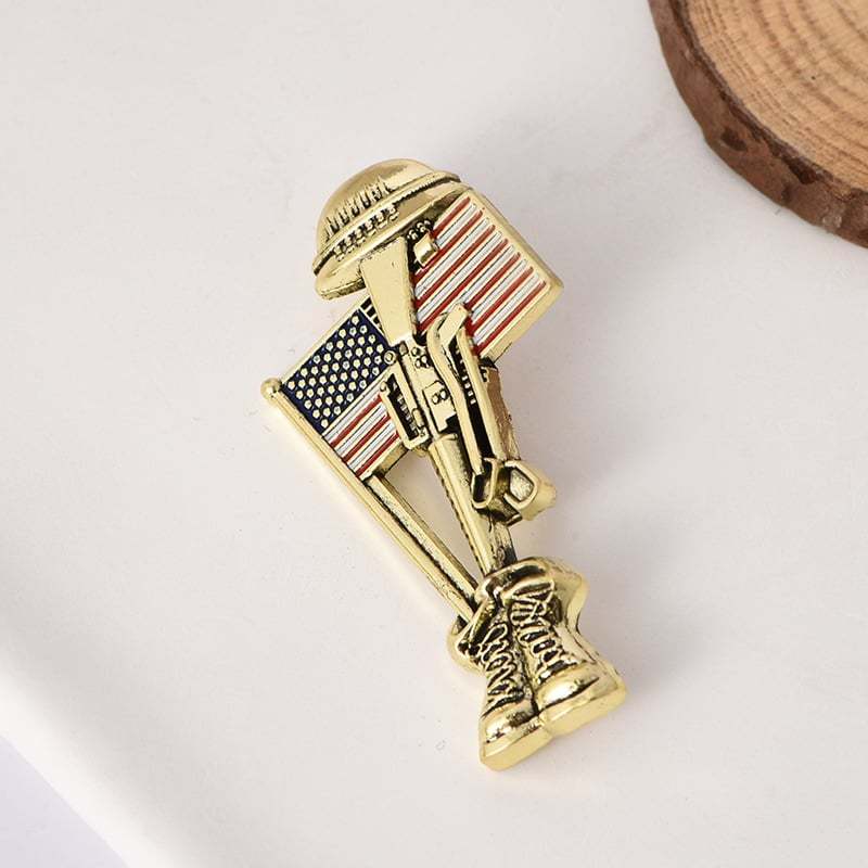 Handmade Soldier Memorial Pin