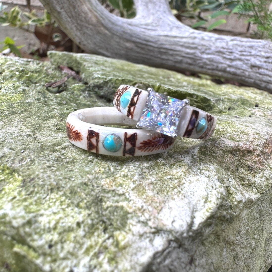 🔥Special Offer 49% OFF-💍Hand Carved Antler Ring 🌏Made From Natural Shed Antlers