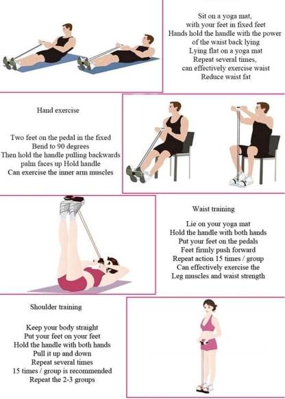 💕Flash Sale 50% OFF✨Fitness Resistance Bands-4 Tube Pedal Ankle Puller