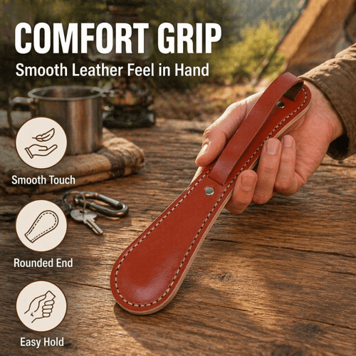 ✨HOT SALE 45% OFF🔥Tactical Outdoor Self-Defense Boston Leather Slapper🛡️