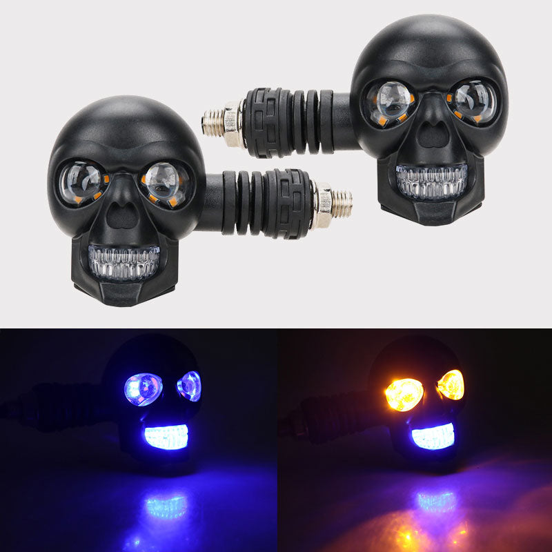 💀 Skull LED Turn Signal Lights
