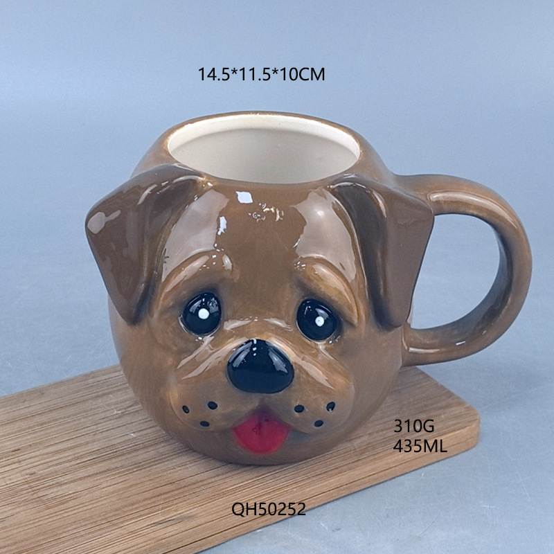 Dachshund Mug Ceramic Funny Dog Lover Gift 3D Sausage Dog Coffee Cup
