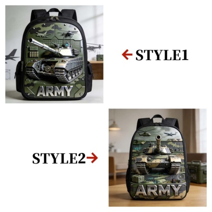 Personalized Military Themed Schoolbag
