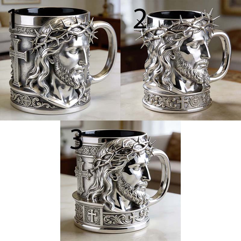 Personalized Jesus Christ Crown of Thorns-Themed Mug