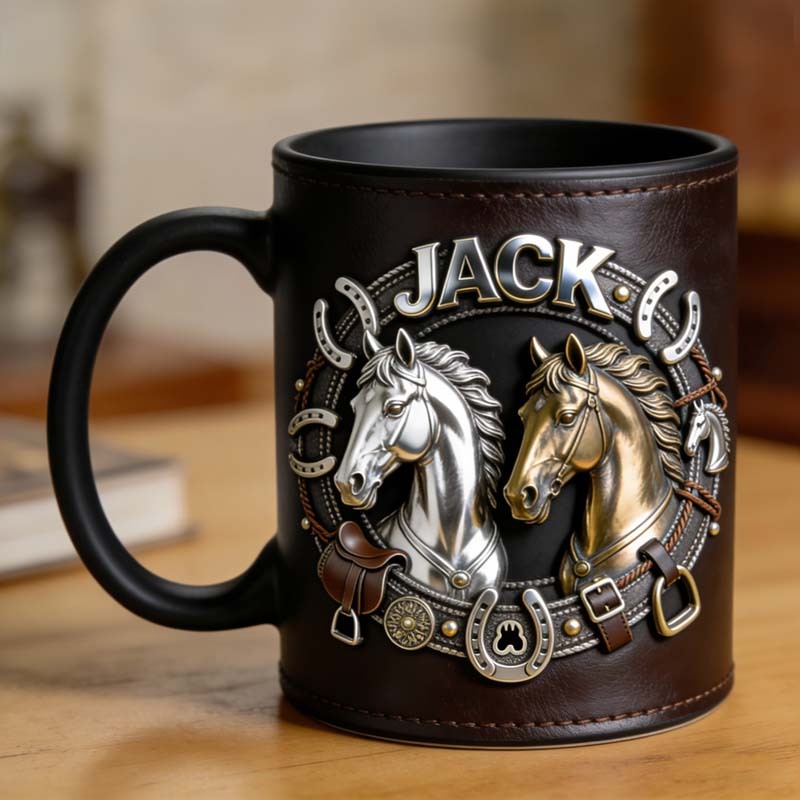 Personalized Western Equestrian Themed Mug
