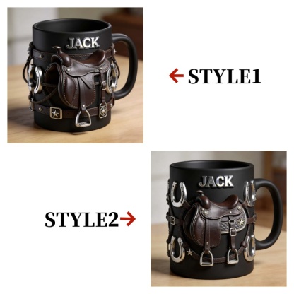 Personalized Western Equestrian Themed Mug