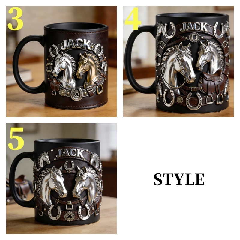 Personalized Western Equestrian Themed Mug