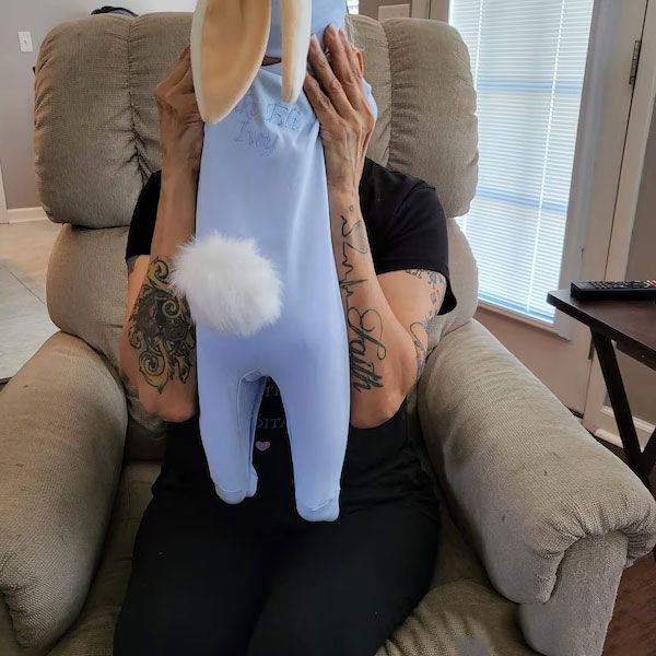 Personalized Bunny Outfit For Baby - 🐰Embroidery Name