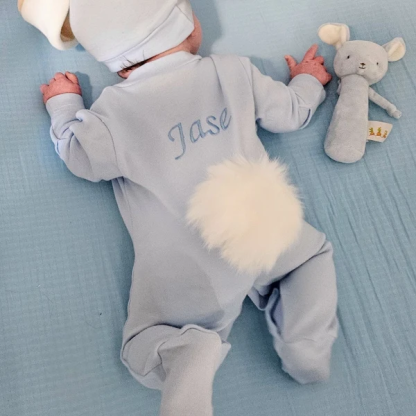 Personalized Bunny Outfit For Baby - 🐰Embroidery Name