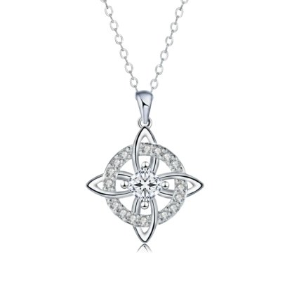 Mystical Birthstone Witches Knot Necklace – Natural Crystal🔮💞Protect Your Loved Ones