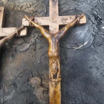 ✝️ Crucified Upside Down Lady Wall Hanging