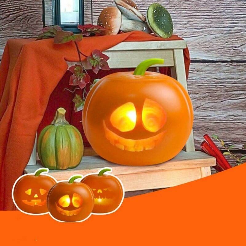 Halloween Pumpkin Projection Lamp Animated Talking and Singing Pumpkin
