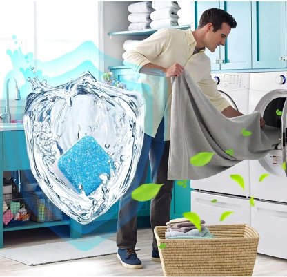 🔥Solange der Vorrat reicht 40 % Rabatt!🎉Washing Machine Deep Cleaner Tablets ( Buy 2 Get 3 FREE )