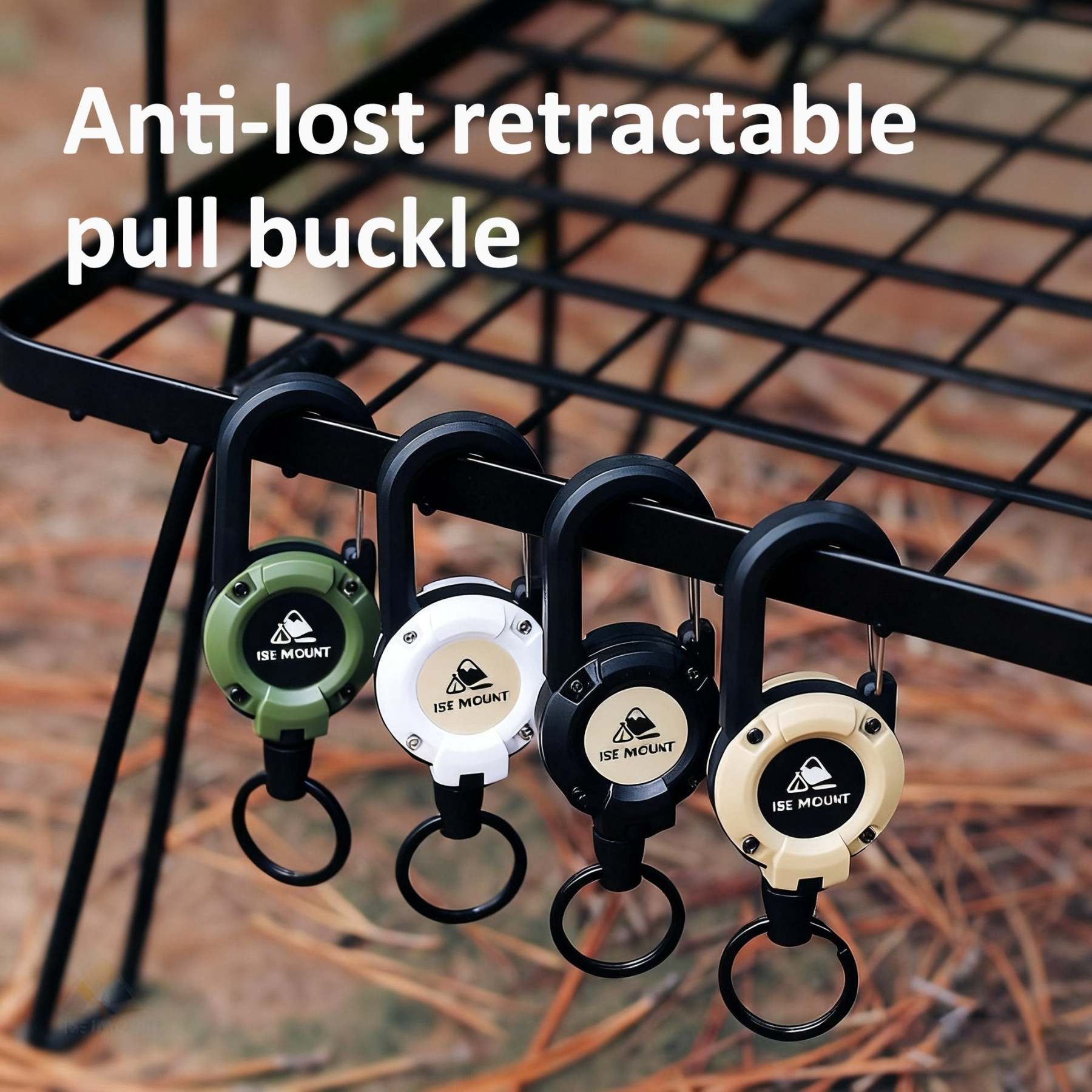 🏆Limited Sale Buy 1 Get 1 Free🎁3 In 1 New Multifunctional Retractable Pull Reel Carabiner Keychain