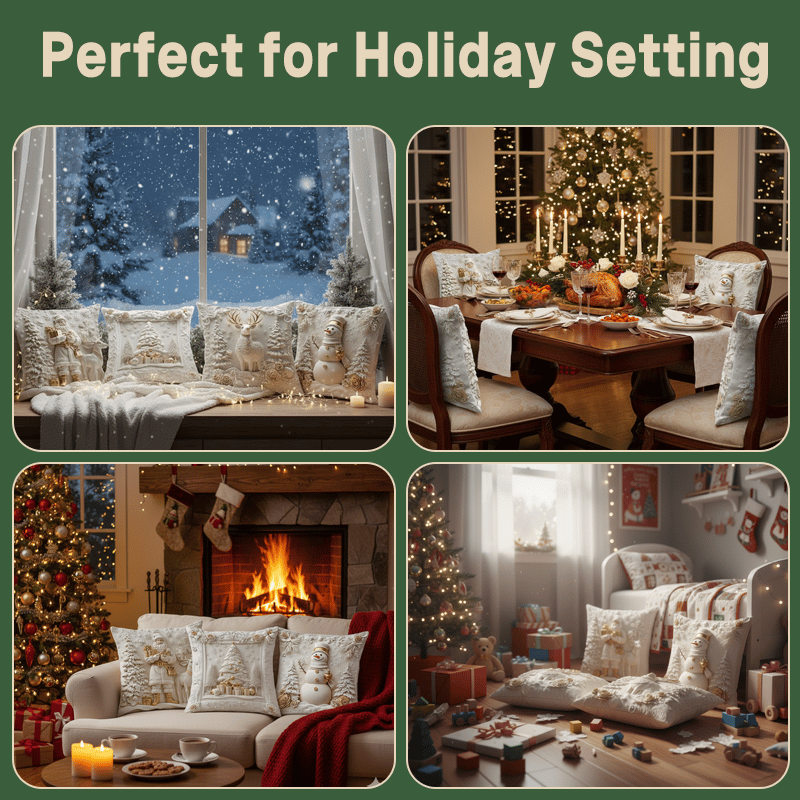 🎄Christmas Sale 60% OFF🔥Christmas Themed Cushion Cover