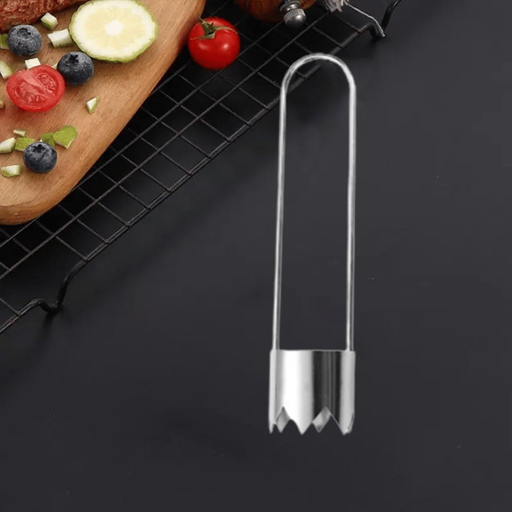 2 Pcs Fruit and Vegetable Corer Tool, Red Bell Pepper Seed Corer, Stainless Steel Fruite Corer