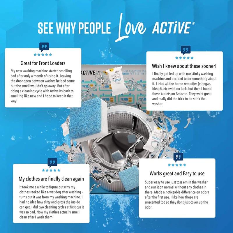 🔥Solange der Vorrat reicht 40 % Rabatt!🎉Washing Machine Deep Cleaner Tablets ( Buy 2 Get 3 FREE )