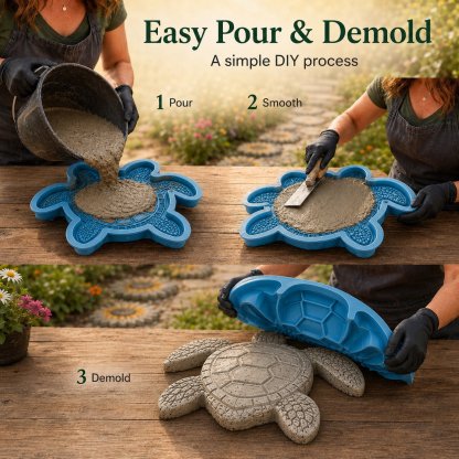 💥 LAST DAY 49% OFF - 🌊 Reusable Ocean Theme Garden Art Mold – Make Your Garden Truly One of a Kind 