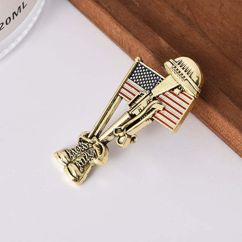 Handmade Soldier Memorial Pin