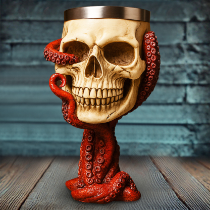 Skull & Octopus Mug: Whispers of the Deep - A Unique Sip Experience
