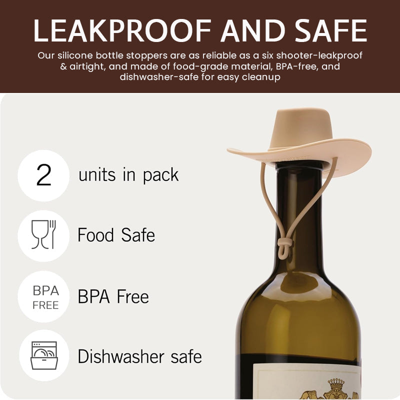 Cowboy Hat Bottle Stopper