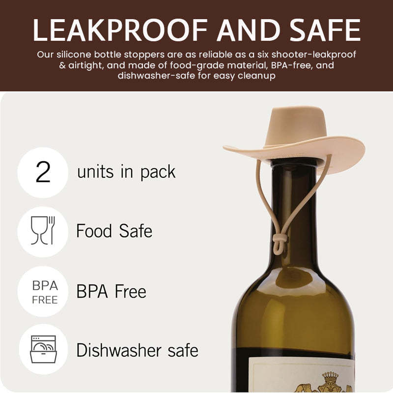 Cowboy Hat Bottle Stopper