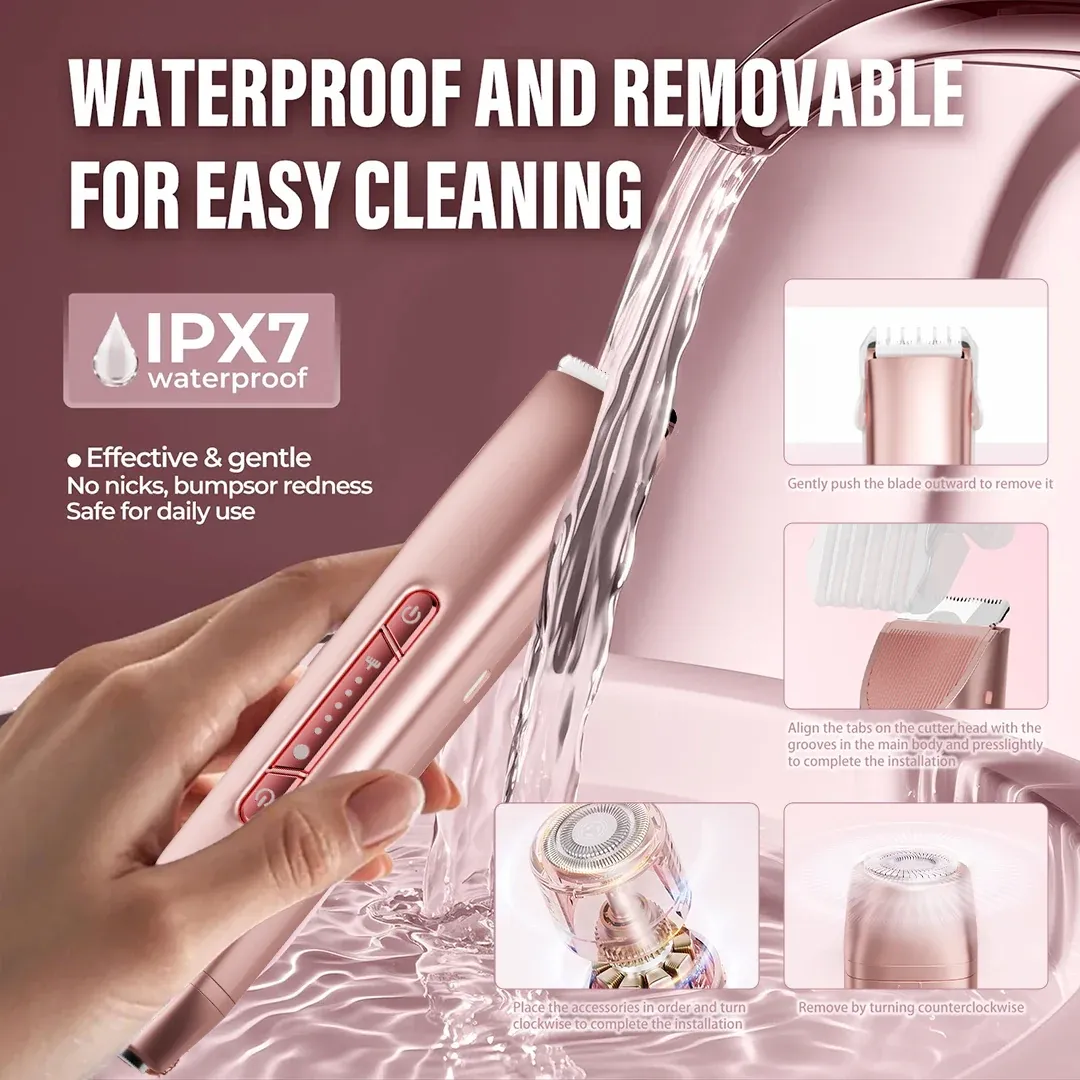 2-in-1 Bikini Hair Trimmer Women’s Body Shaver